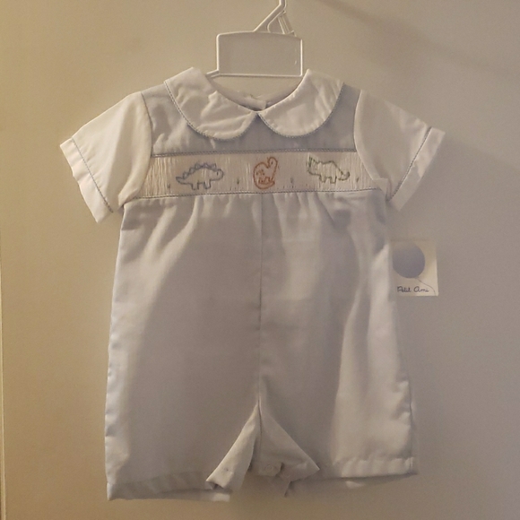 Petit Ami Other - Petit Ami Dinosaur Shortall 6 month